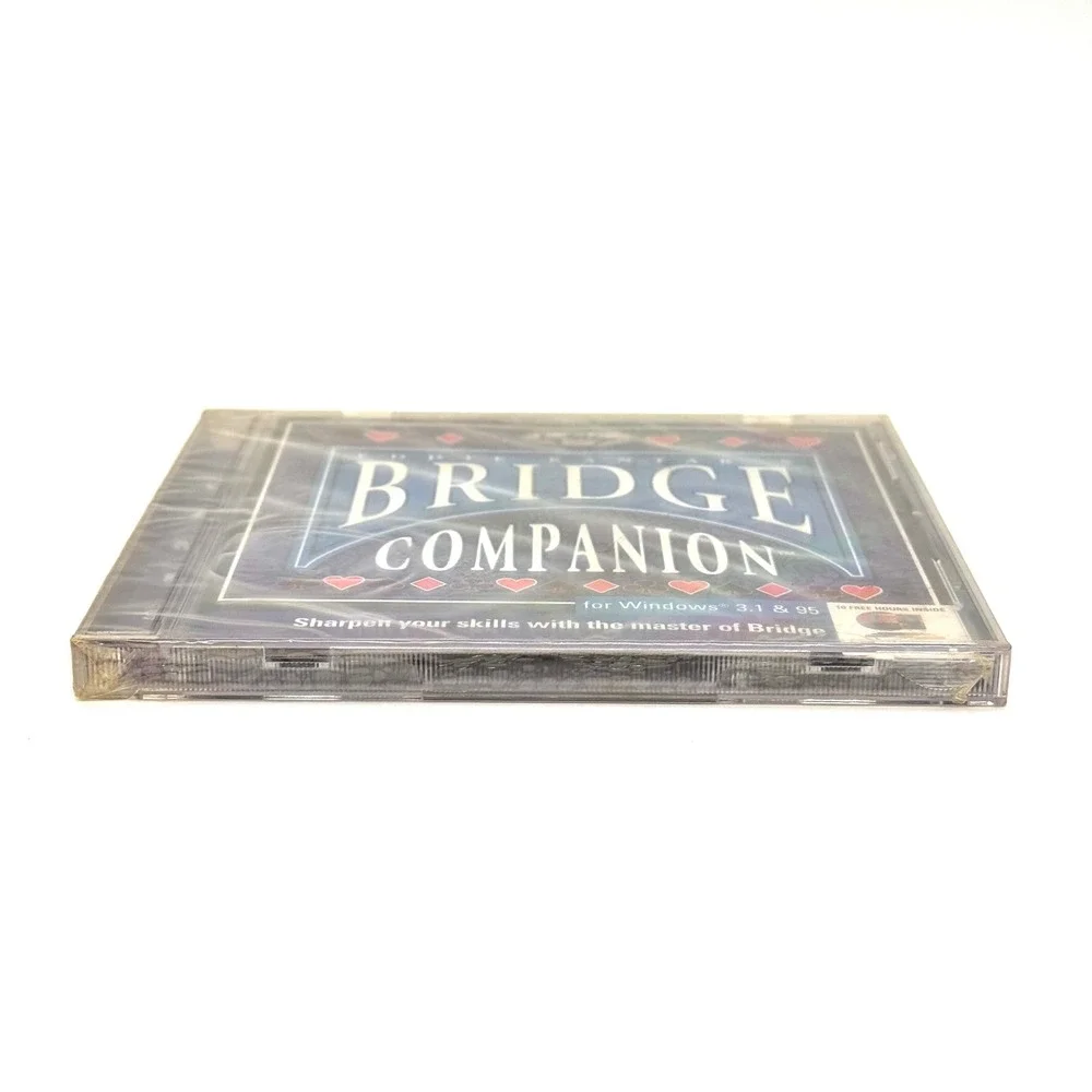 Eddie Kantar's Bridge Companion PC Game Windows 3.1 95 Jewel Case Sealed